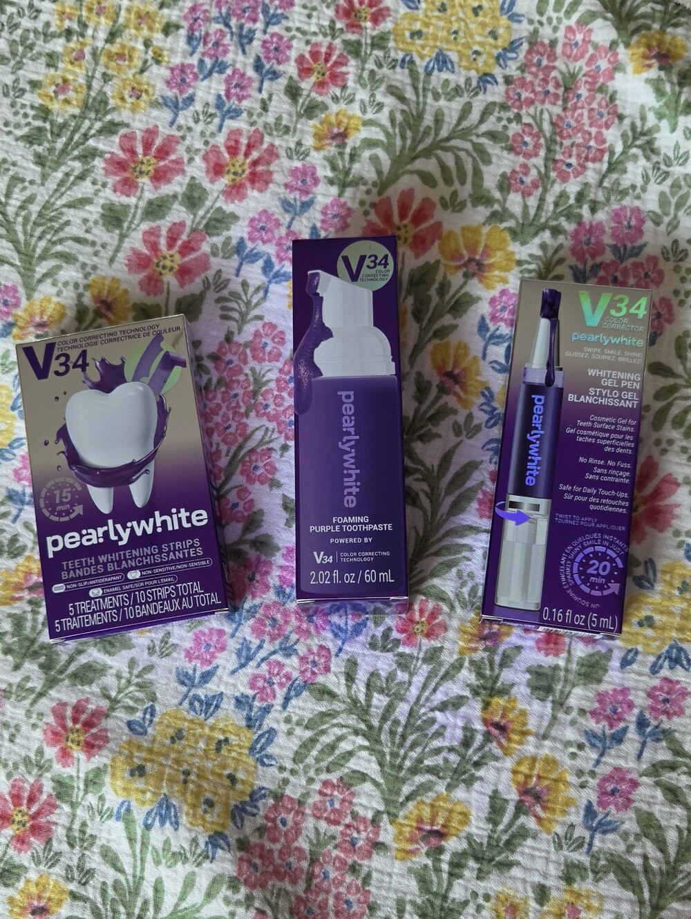 V34 Foaming Purple Toothpaste – Brightening Daily Care (Purple)
